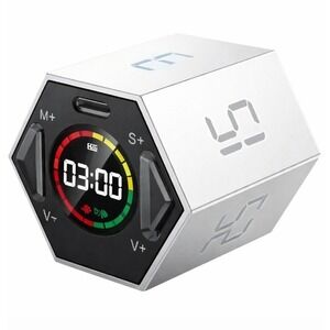 Ticktime Pomodoro Productivity Timer Cube 3/5/10/15/25/30 Min Preset 8 Inversion